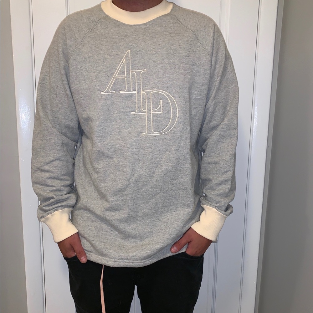 Aimé Leon Dore Grey Pullover Sweatshirt size L